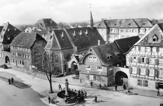 Hospitalplatz um 1950